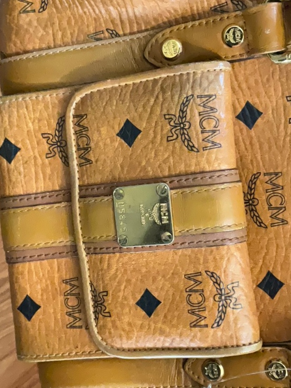 MCM Boston, beautiful bag may have rubs